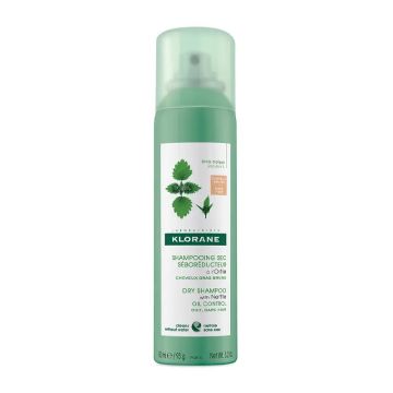 Klorane Champú Seco Seborreductor Ortiga Con Color Natural 150 Ml