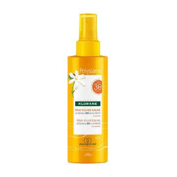 Klorane Polysianes Spray Solar Sublime SPF 30 Al Tamanu Bio Y Monoi, 200 ml