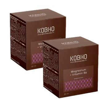 Kobho Labs Duplo Suplemento Magnesio + Vitamina B6, 2 x 20 viales