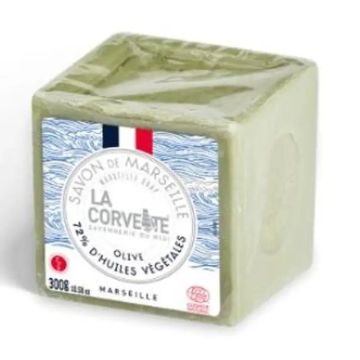 La Corvette Jabon En Pastilla Marsella Oliva Cubo Eco 300Gr.