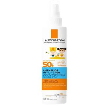 La Roche Posay Anthelios Dermo-Pediatrics Spray Invisible SPF 50+ ProtectorSolar Niños, 200 ml
