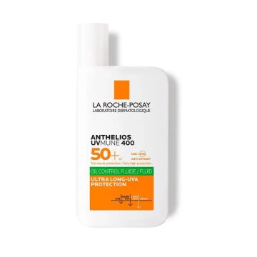 La Roche-Posay Anthelios Uv-Mune 400 Oil Control Fluido Spf50+, 50 ml