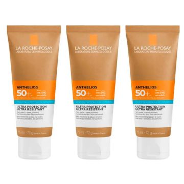 La Roche Posay Triplo Anthelios Leche Hidratante Spf50+ Eco-Sostenible, 3 X 75Ml