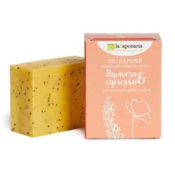 La Saponaria Jabon En Pastilla Amapola Y Cipres 100Gr.