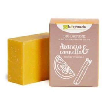La Saponaria Jabon En Pastilla Naranja Y Canela 100Gr.