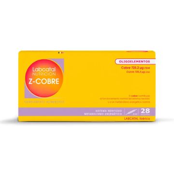 Labcatal Zinc-Cobre 28 Ampollas