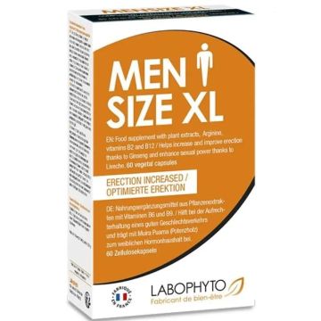 Labophyto Mensize Xl Capsulas Aumento Ereccion 60 Unid