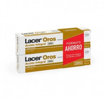 Lacer Duplo Pasta Dentífrica Oros, 2x125 ml