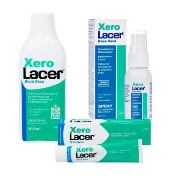 Lacer Pack Xerolacer (Colutorio+ pasta de dientes + Spray)