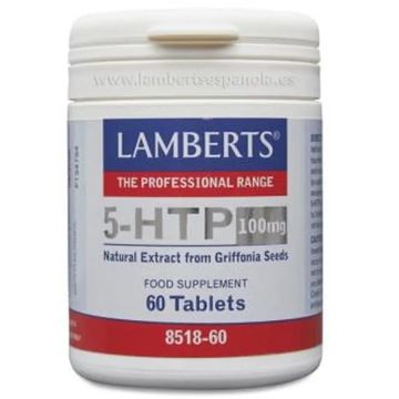 Lamberts 5Htp 100Mg(Extracto Semillas De Griffonia)60Comp