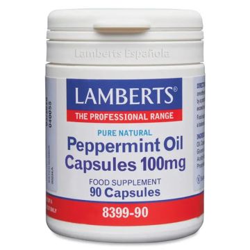 Lamberts Aceite De Menta 100 Mg  90 cápsulas