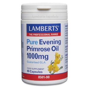 Lamberts Aceite De Primula Puro 1000Mg  90 cápsulas