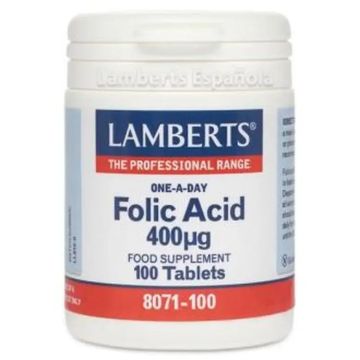 Lamberts Acido Folico 400 Mcg. 100 Comprimidos