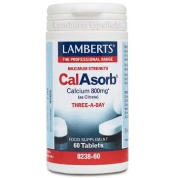 Lamberts Calasorb Citrato De Calcio 800Mg.60 Comprimidos