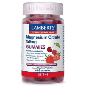 Lamberts Citrato De Magnesio , 40 gummies