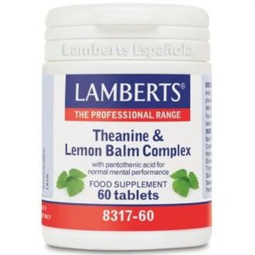 Lamberts Complejo De Teanina Y Balsamo De Limon 60 Comprimidos