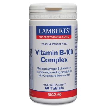 Lamberts Complejo De Vitaminas B-100  60 cápsulas