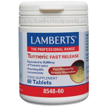 Lamberts Cúrcuma De Liberación Rápida  60 tabletas