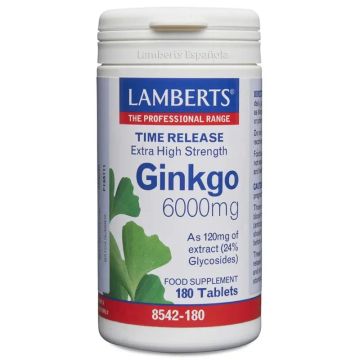 Lamberts Ginkgo Biloba  180 cápsulas