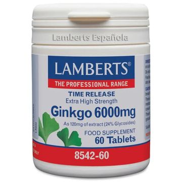 Lamberts Ginkgo Biloba  60 cápsulas