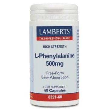 Lamberts L-Fenilalanina 500 Mg. 60 Cápsulas
