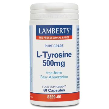 Lamberts L-Tirosina 500Mg  60 cápsulas