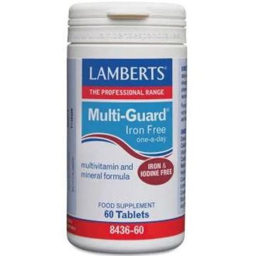 Lamberts Multi-Guard Iron Free 60 Comprimidos