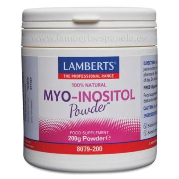 Lamberts Myo Inositol En Polvo 100% Natural  200 gr
