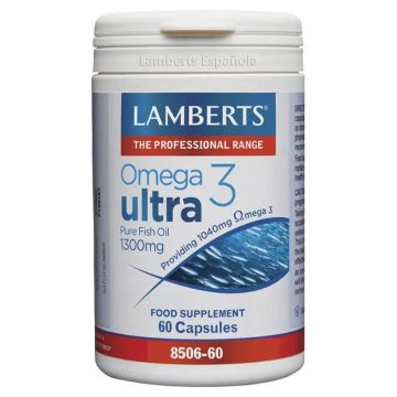 Lamberts Omega 3 Ultra Aceite De Pescado Puro  60 cápsulas