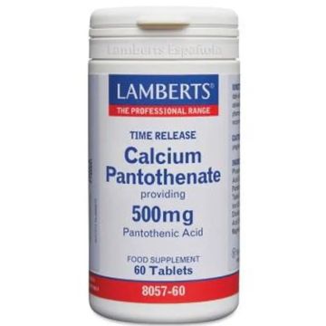 Lamberts Pantotenato De Calcio 500 Mg. 60 Comprimidos
