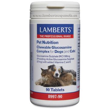 Lamberts Pet Nutrition Glucosamina Perro Gato 90 Comprimidosmast