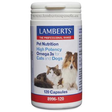 Lamberts Pet Nutrition (Omega 3) Perro Gato 120 Cápsulas