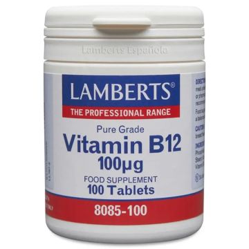 Lamberts Vitamina B12 , 100 tabletas
