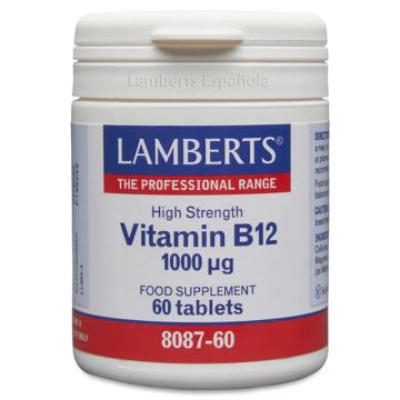 Lamberts Vitamina B12 , 60 tabletas