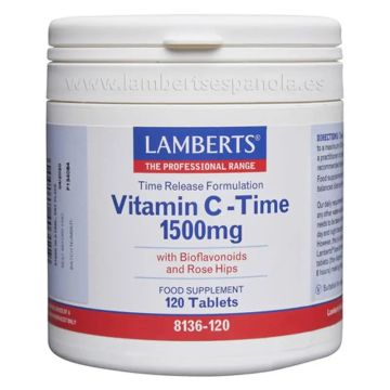 Lamberts Vitamina C 1500 Mg Con Bioflavonoides  120 tabletas