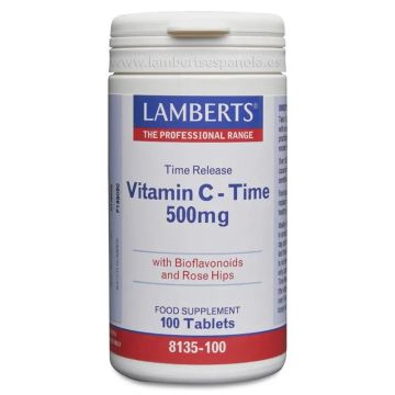 Lamberts Vitamina C 500 Mg Con Bioflavonoides , 100 tabletas