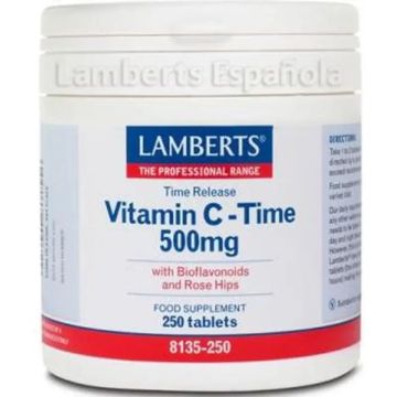 Lamberts Vitamina C 500Mg. Time Lib. Sostenida 250 Comprimidos