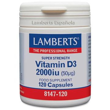 Lamberts Vitamina D 2000 Ui (50 ?G)  120 cápsulas