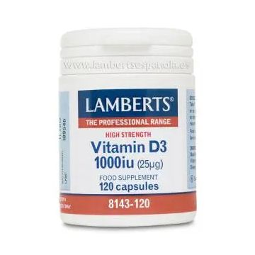 Lamberts Vitamina D3 1000Ui 120 cápsulas