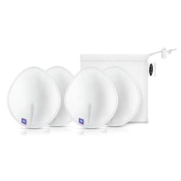 Lansinoh Discos De Lactancia Lavables , 4 unidades