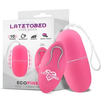 Latetobed Huevo Vibrador Con Control Remoto Rosa