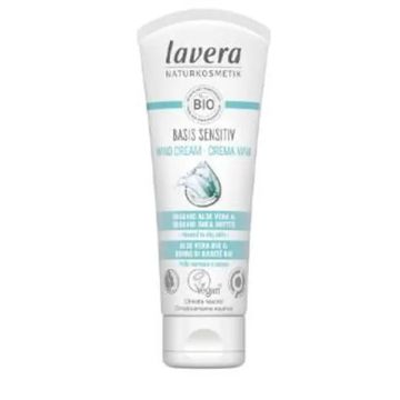 Lavera Basis Sensitiv Crema De Manos Aloe 75Ml. Bio Vegan