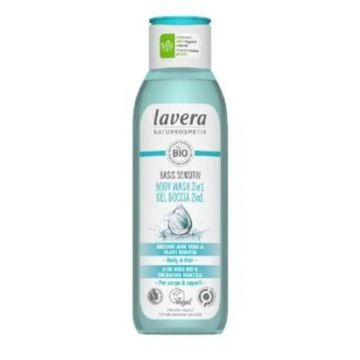 Lavera Basis Sensitiv Gel De Ducha-Champu 2 En 1 250Ml.