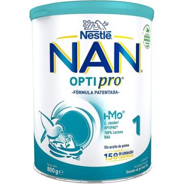 Nestlé Nan Optipro 1 Leche de Inicio, 800 gr