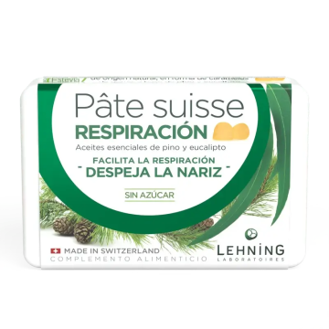 Lehning Pâte Suisse Respiración 40 caramelos