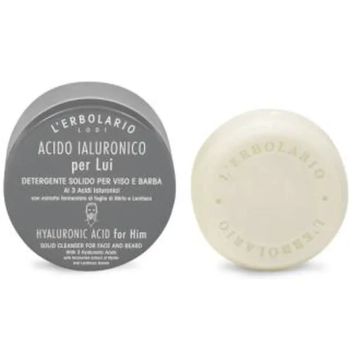 L´Erbolario Acido Hialuronico Hombre Detergente Solido Cara 60