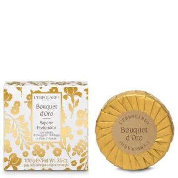 L´Erbolario Bouquet De Oro Jabon Perfumado Pastilla 100Gr.