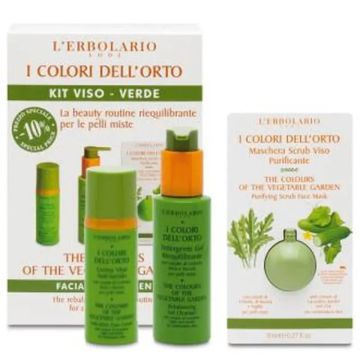 L´Erbolario Colores Del Huerto Kit Cara Detergente Crema Masca
