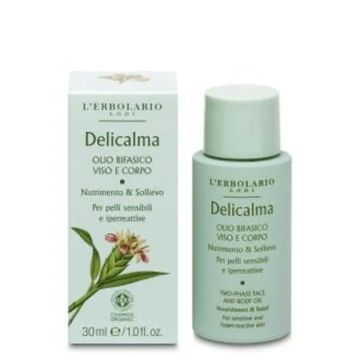 L´Erbolario Delicalma Aceite Bifasico Cara Y Cuerpo 30Ml.