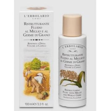 L´Erbolario Fluido Capilar Reestructurante De Mijo Soja 100Ml.